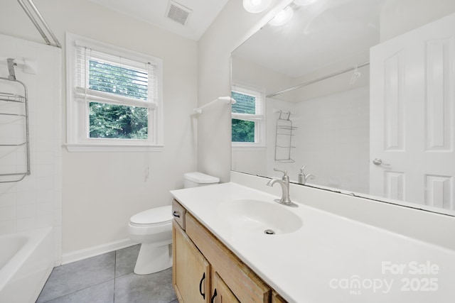 10807 Summitt Tree Ct, Charlotte, NC 28277 - full bath with vanity, tile patterned floors, and shower / tub combination