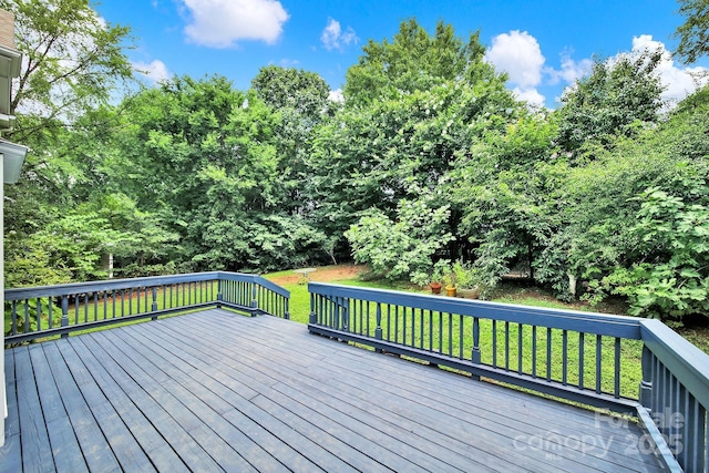 10807 Summitt Tree Ct, Charlotte, NC 28277 - wooden terrace featuring a yard