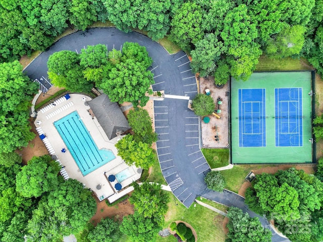 10807 Summitt Tree Ct, Charlotte, NC 28277 - view of property location featuring a pool area