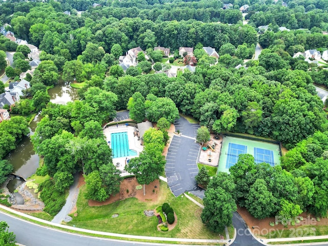 10807 Summitt Tree Ct, Charlotte, NC 28277 - bird's eye view of a pool area