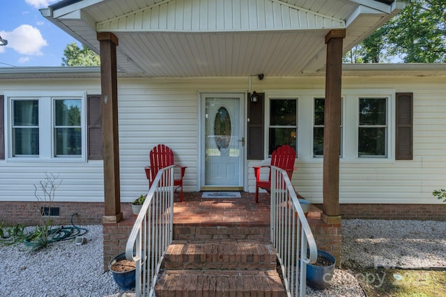 115 Red Fox Ct, Mount Holly, NC 28120 - property entrance with crawl space