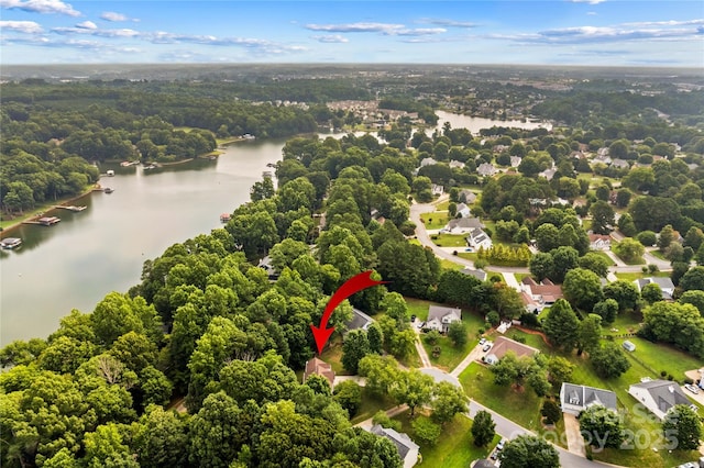 145 Summerbrook Ln, Mooresville, NC 28117 - aerial view of a large body of water