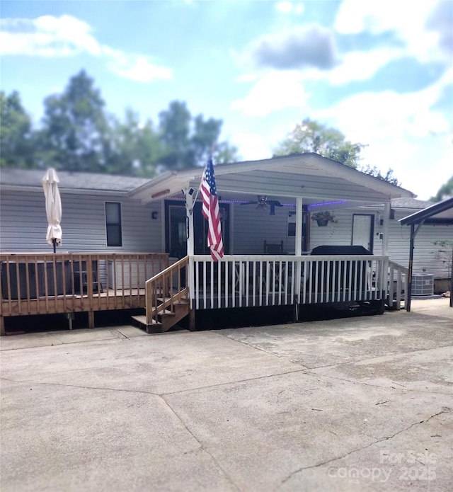 101 Branch Breeze Ln, Zirconia, NC 28790 - manufactured / mobile home with a deck