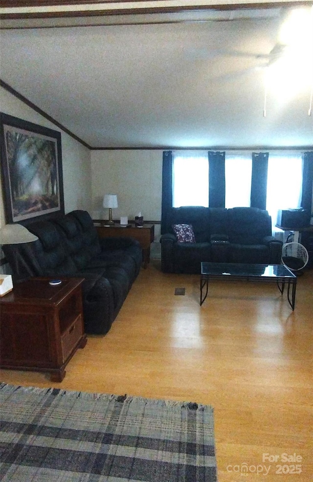 101 Branch Breeze Ln, Zirconia, NC 28790 - living area with wood finished floors