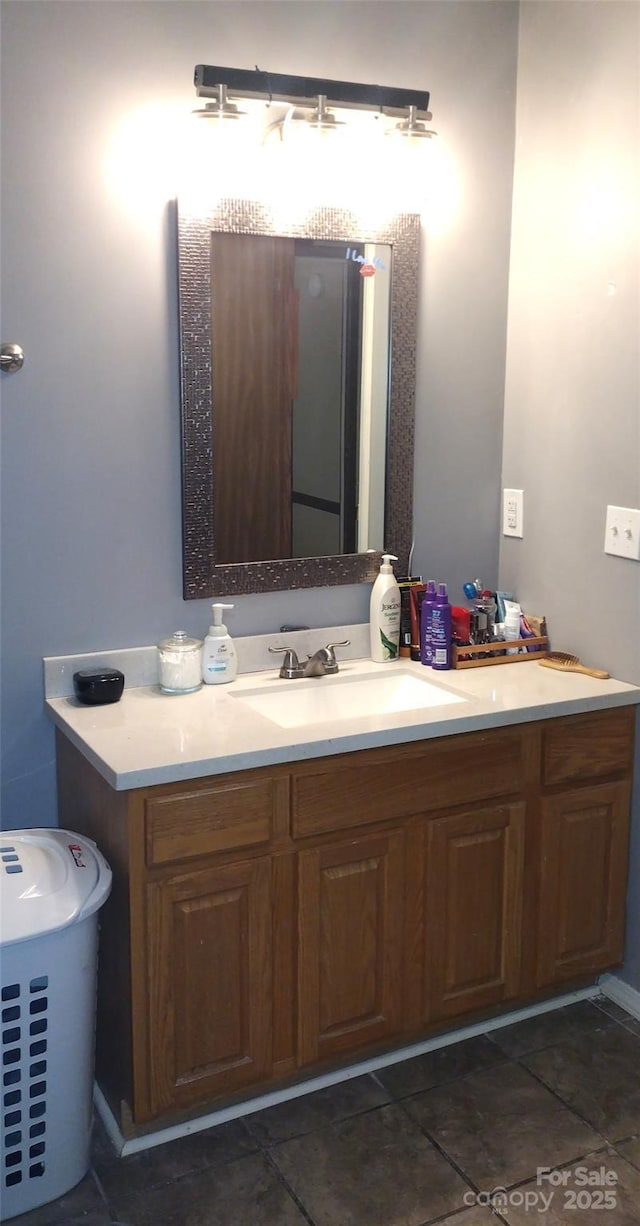 101 Branch Breeze Ln, Zirconia, NC 28790 - bathroom featuring vanity and tile patterned floors