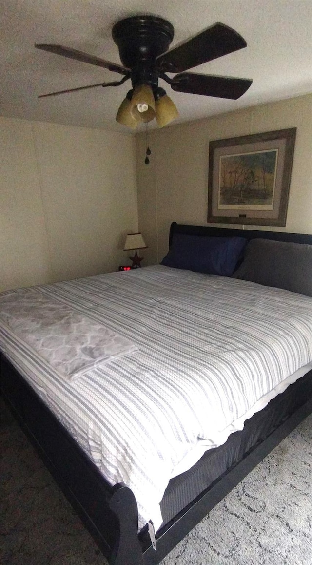 101 Branch Breeze Ln, Zirconia, NC 28790 - carpeted bedroom featuring ceiling fan