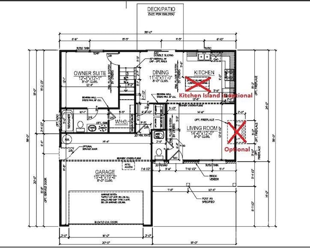 931 Rollings Rd Unit 7, Pageland, SC 29728 - view of floor plan / room layout