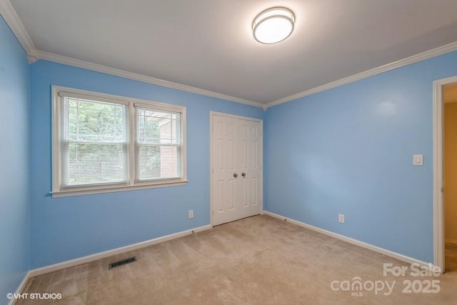 608 Laurel Fork Dr, Matthews, NC 28105 - carpeted empty room with ornamental molding