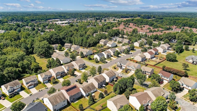 2015 Savannah Hills Dr, Matthews, NC 28105 - aerial view of residential area featuring a forest