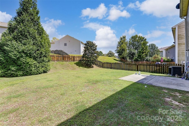 2015 Savannah Hills Dr, Matthews, NC 28105 - fenced backyard with a patio