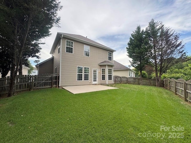 9711 Marquette St NW, Concord, NC 28027 - back of house featuring a patio area and a fenced backyard