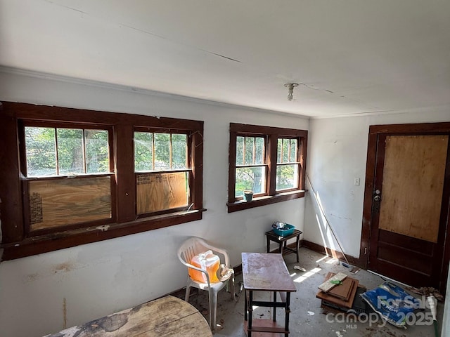 410 24th St SW, Hickory, NC 28602 - bedroom featuring baseboards and crown molding