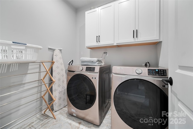 5941 Mantle Way, Kannapolis, NC 28081 - washroom with cabinet space and separate washer and dryer