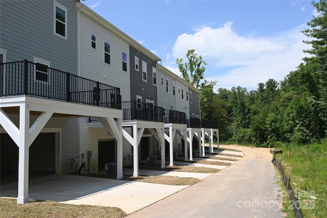 185 Cherry Springs Ln Unit 24-C, Asheville, NC 28804 - exterior space featuring stairway and a patio