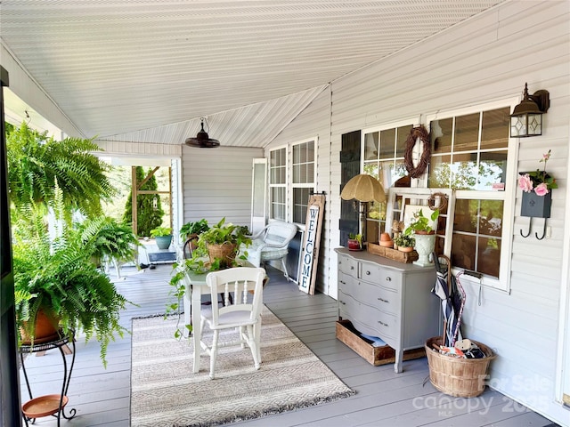 227 Reep Dr, Morganton, NC 28655 - view of wooden porch