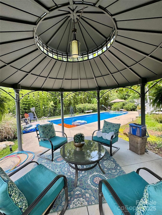 227 Reep Dr, Morganton, NC 28655 - outdoor pool with a patio area