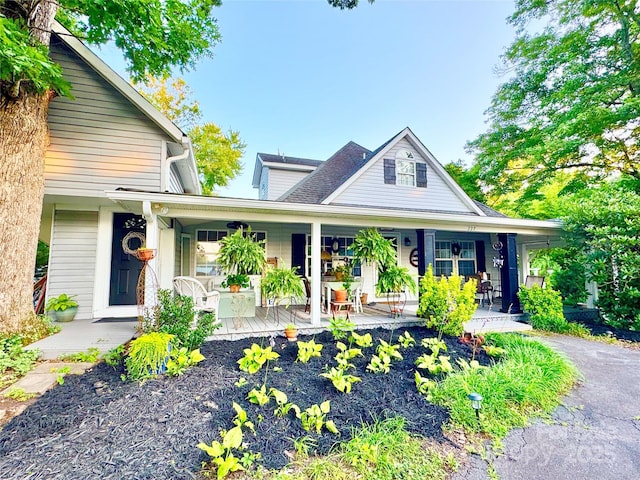 227 Reep Dr, Morganton, NC 28655 - view of front of home with covered porch