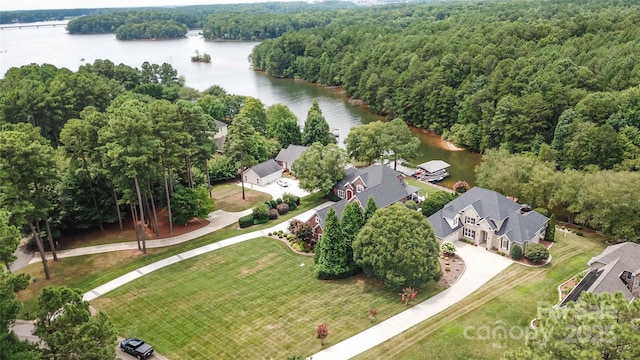9221 Belle Pines Ct, Sherrills Ford, NC 28673 - bird's eye view of a large body of water and a forest