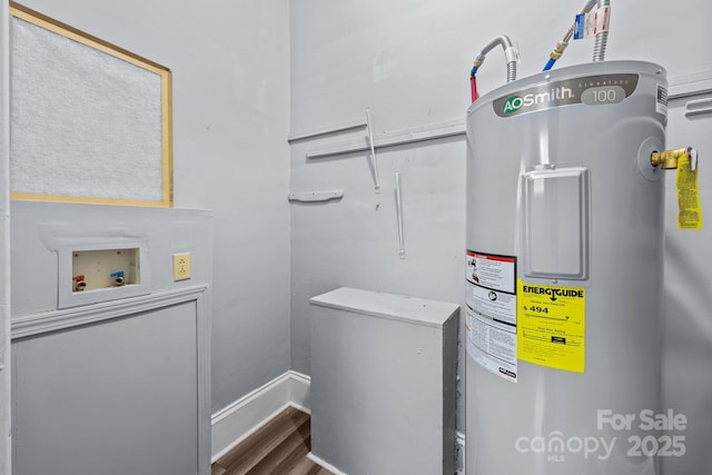 200 N Martin Luther King Jr Ave, Salisbury, NC 28144 - utility room with electric water heater