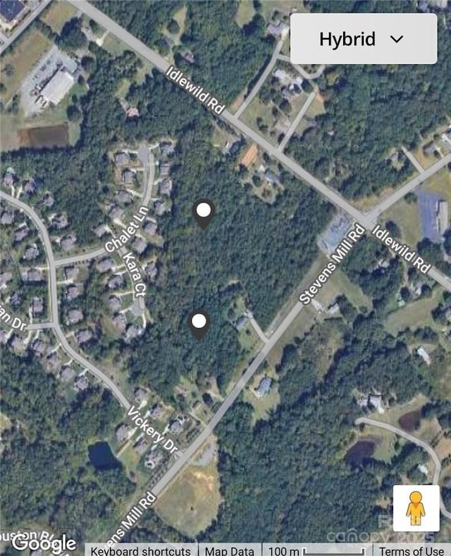 5419 Stevens Mill Rd, Matthews, NC 28104 - aerial map of property and surrounding area