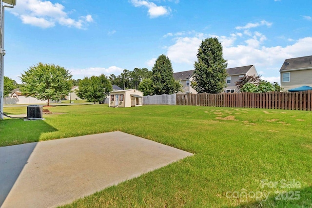 2932 Berry Creek Rd, Charlotte, NC 28214 - view of yard with an outbuilding, a patio, and a residential view