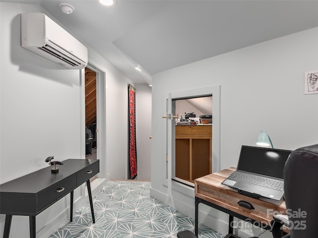 184 Sandys Home Pl, Mars Hill, NC 28754 - office featuring a wall unit AC