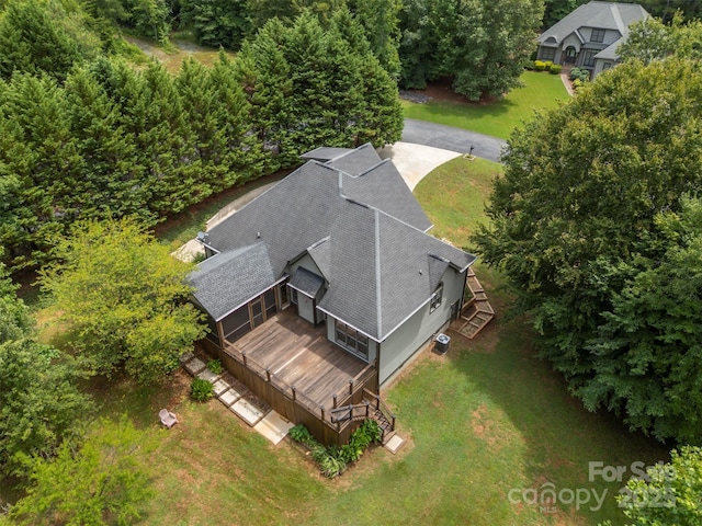 60 Bridge Ln, Tryon, NC 28782 - aerial view of property and surrounding area