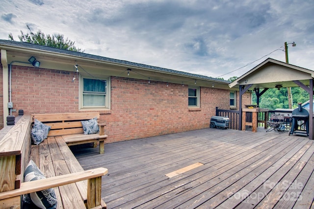 1715 Nelson Dr, Newton, NC 28658 - deck featuring grilling area