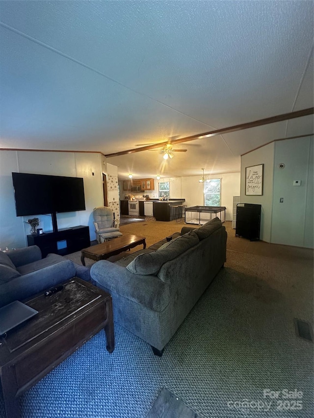 584 Ebenezer Rd, Old Fort, NC 28762 - living room with ceiling fan