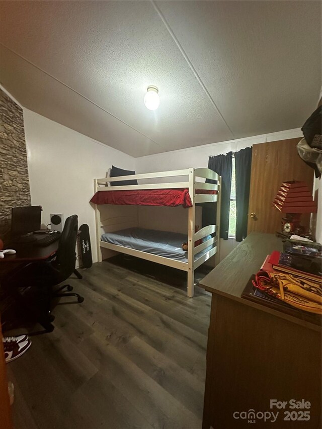 584 Ebenezer Rd, Old Fort, NC 28762 - bedroom featuring wood finished floors and an office area