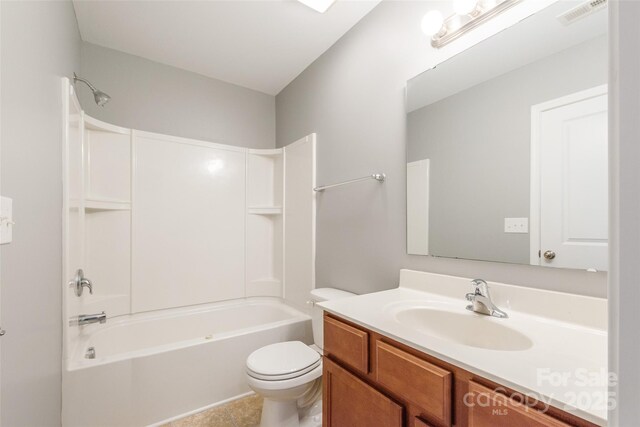 8225 Midas Ln, Locust, NC 28097 - bathroom with vanity, washtub / shower combination, and tile patterned floors