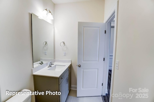 3238 Bozeman Ct Unit 07, Denver, NC 28164 - bathroom featuring vanity and tile patterned flooring