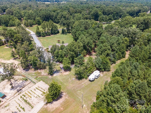 5602 Flint Ridge Church Rd, Marshville, NC 28103 - aerial overview of property's location with a heavily wooded area