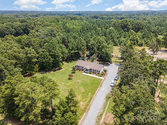 5602 Flint Ridge Church Rd, Marshville, NC 28103 - aerial view of a heavily wooded area