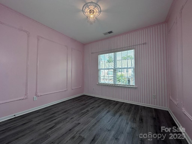 764 River Park Rd, Belmont, NC 28012 - unfurnished room featuring dark wood finished floors and baseboards