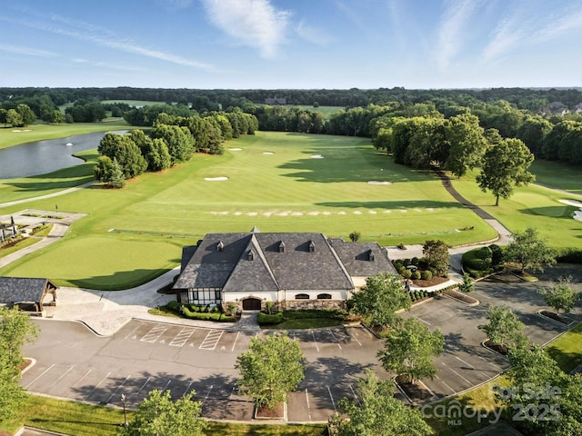 202 Montrose Dr, Waxhaw, NC 28173 - drone / aerial view of a nearby body of water and a golf club