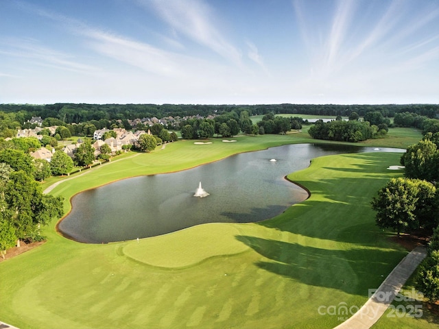 202 Montrose Dr, Waxhaw, NC 28173 - view of community with a water view, view of scattered trees, and golf course view
