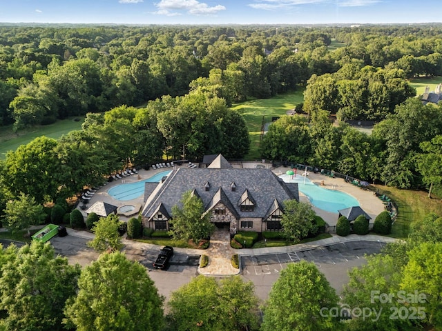 202 Montrose Dr, Waxhaw, NC 28173 - aerial view of property and surrounding area with a pool
