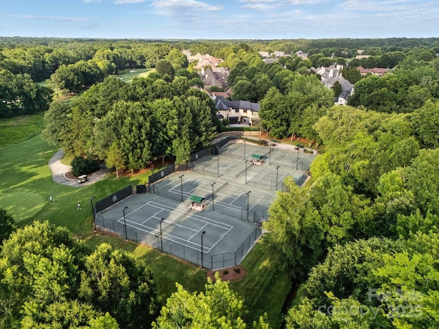 202 Montrose Dr, Waxhaw, NC 28173 - bird's eye view of a heavily wooded area
