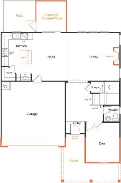 435 Lancashire Ct, Denver, NC 28037 - view of floor plan / room layout