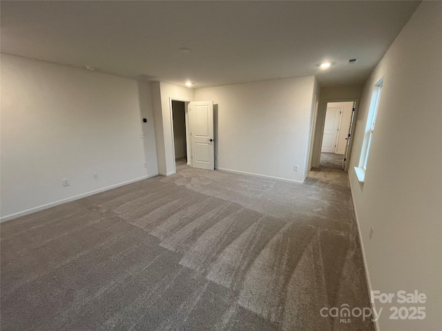 435 Lancashire Ct, Denver, NC 28037 - carpeted spare room with baseboards and recessed lighting