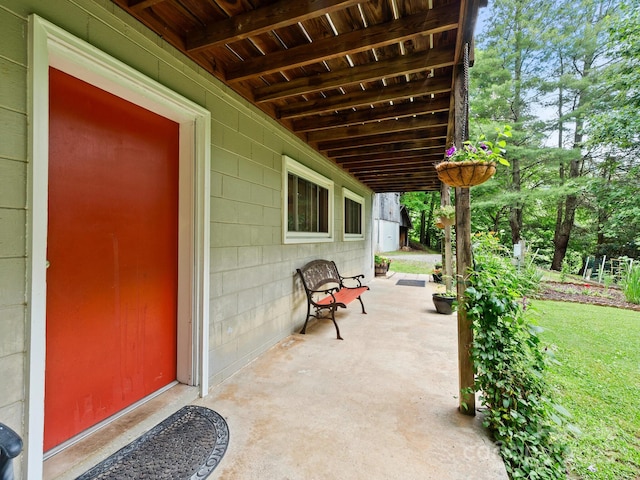 1400 Watershed Rd, Mars Hill, NC 28754 - view of patio / terrace