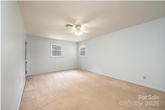 3781 Dover St, Claremont, NC 28610 - unfurnished room with carpet floors and ceiling fan