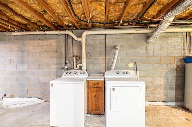 3781 Dover St, Claremont, NC 28610 - washroom featuring washing machine and dryer