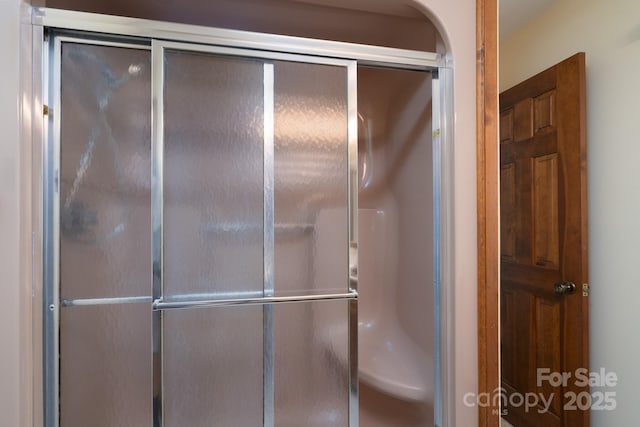 614 Azalea Ln, China Grove, NC 28023 - full bathroom featuring a shower with shower door