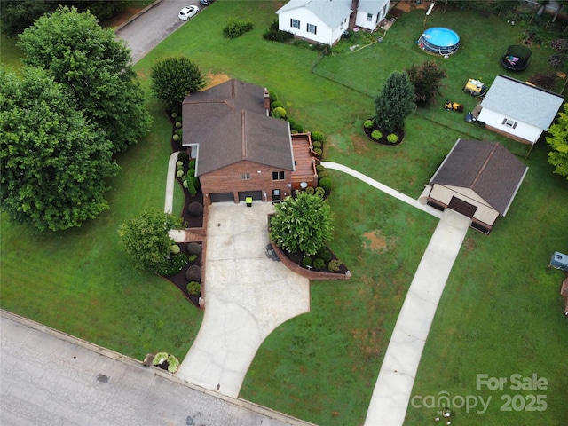 614 Azalea Ln, China Grove, NC 28023 - aerial view of property and surrounding area