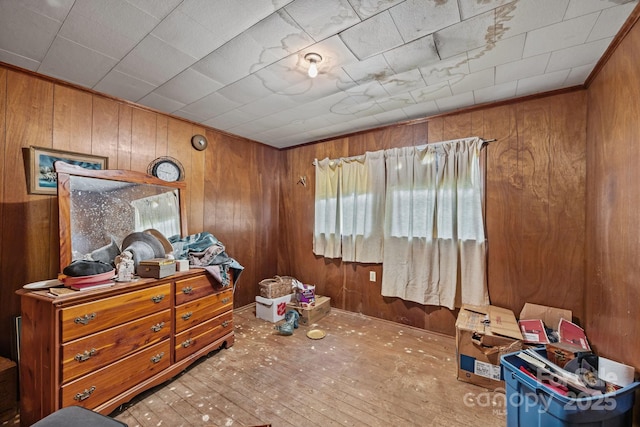 10 Manus Chapel Rd, Mill Spring, NC 28756 - bedroom with wooden walls and wood finished floors