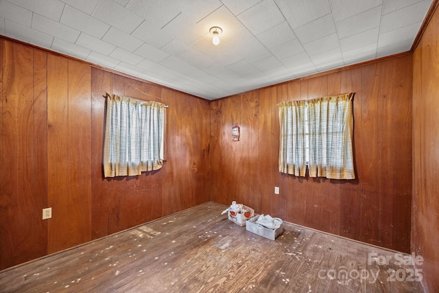 10 Manus Chapel Rd, Mill Spring, NC 28756 - empty room with plenty of natural light, wood finished floors, and wood walls