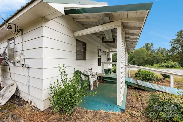 10 Manus Chapel Rd, Mill Spring, NC 28756 - view of side of home featuring a deck