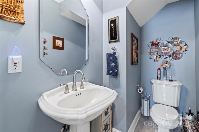 1511 Elkhart Cir, Gastonia, NC 28054 - half bathroom with a sink and tile patterned flooring